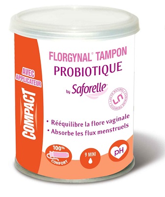 Florgynal tampon probiotique 9 mini