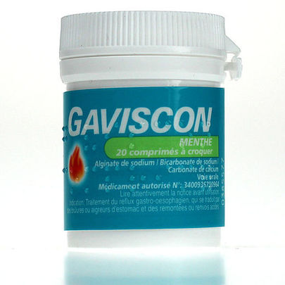 Gaviscon Menthe 20 cprs