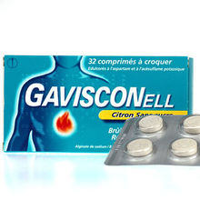 Gavisconell Citron sans sucre 32 cprs