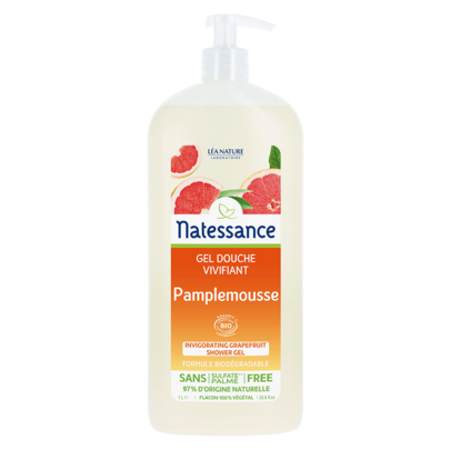 Natessance gel douche pamplemousse 1L