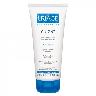 URIAGE Cu-Zn+ Gel Nettoyant 200 mL