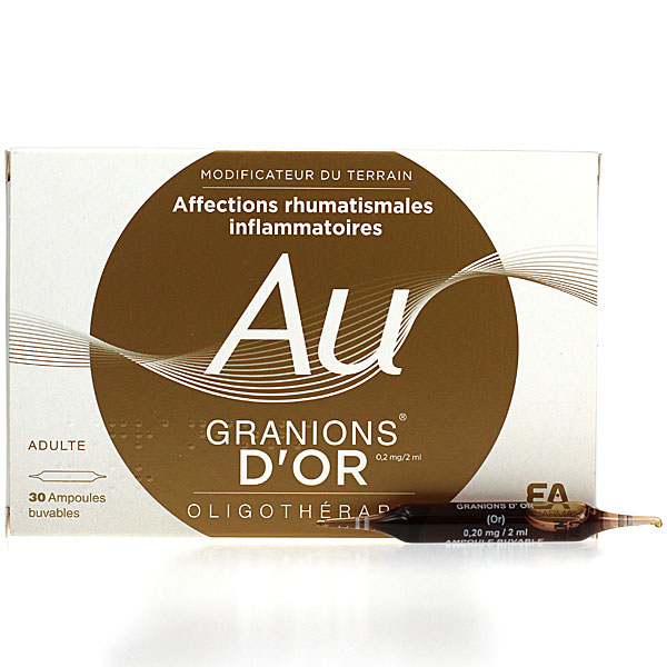 Granions d'or 30 ampoules