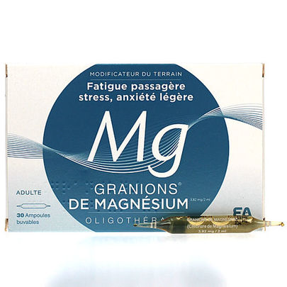 Granions de magnésium 30 ampoules