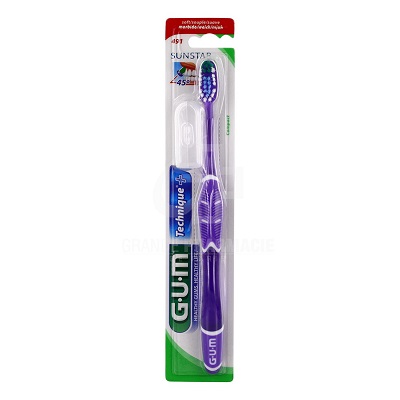 GUM Brosse à dents Technique + Compacte Soft 491