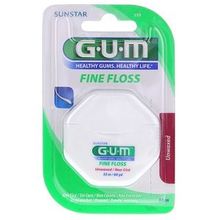 GUM Fine Floss Fil Dentaire Non Ciré 555