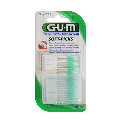 GUM Soft-Picks 40 Brossettes 632