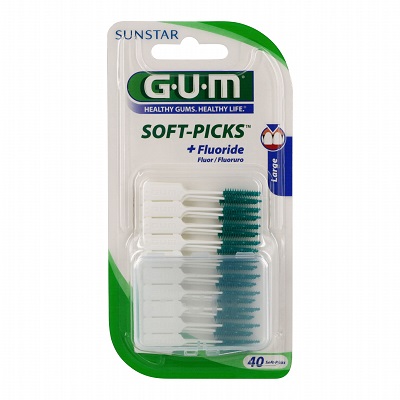 GUM Soft-Picks 40 Brossettes Large 634