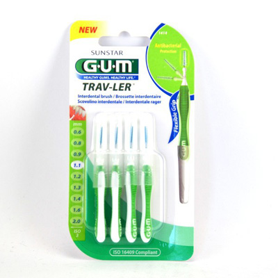 GUM TRAV-LER 4 Brossettes Interdentaires 1.1mm 1414