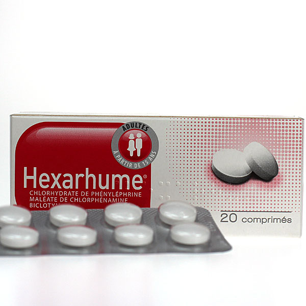 Hexarhume 20 comprimés