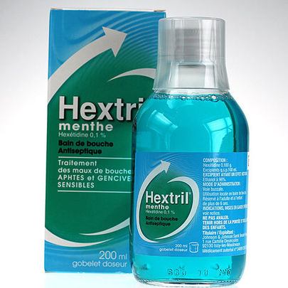 Hextril Menthe flacon 200 ml