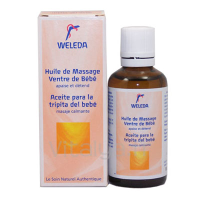 WELEDA Huile de Massage Ventre de Bébé 50 mL