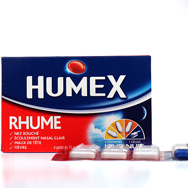 Humex Rhume Jour Nuit 12 comprimés + 4 gélules