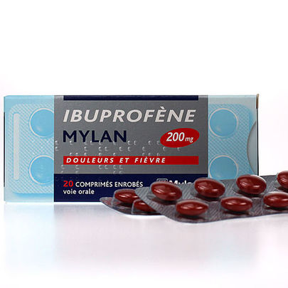 ibuprofène mylan 200mg 20 cprs