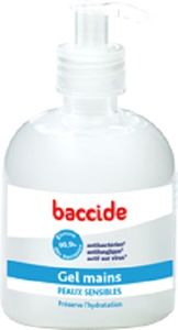 BACCIDE Gel mains peaux sensibles 300ml