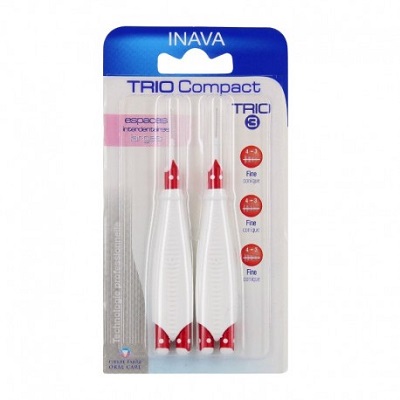 INAVA Brossettes TRIO 3 compact