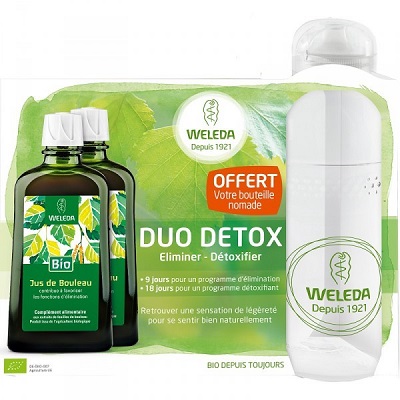 WELEDA Duo Detox Jus de Bouleau 2x200ml