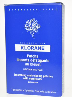 KLORANE Patchs Lissants Défatigants Yeux au Bleuet x 14