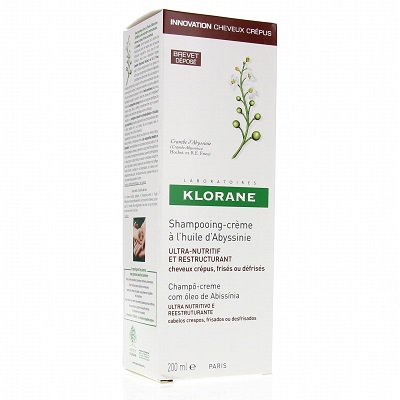 KLORANE Shampooing-crème à l'huile d'Abyssinie ultra-nutritif et restructurant 200 ml