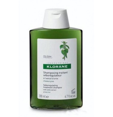 KLORANE Shampooing Traitant Séborégulateur à l'Ortie 200 mL