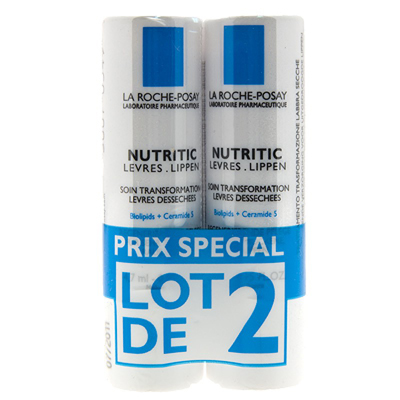 LA ROCHE-POSAY Nutritic Lèvres Lot de 2x4,7 mL