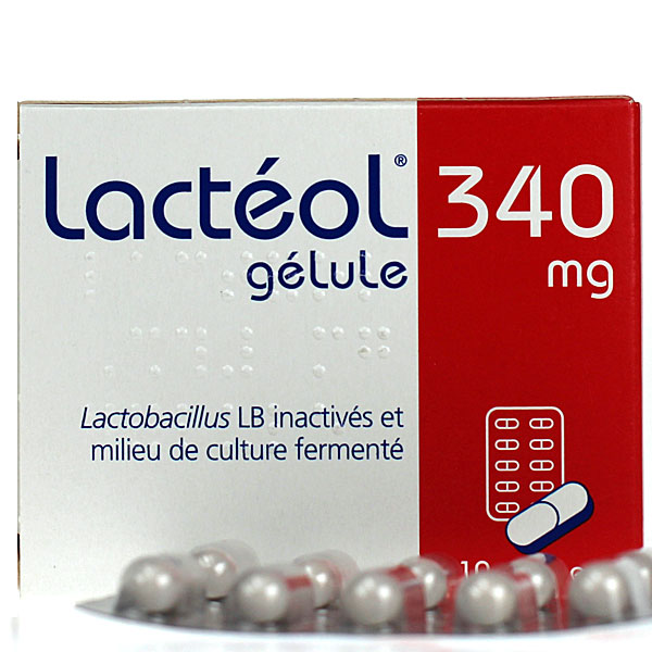 Lactéol gélule 340 mg 10 gélules