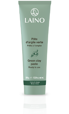 LAINO Pâte d'Argile Verte pour Masque 350g