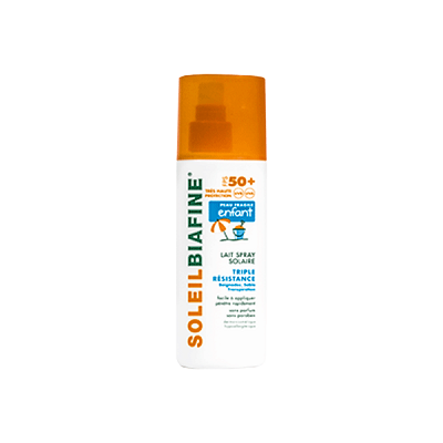 SOLEILBIAFINE Lait Spray Solaire Enfant FPS50+ 200ml