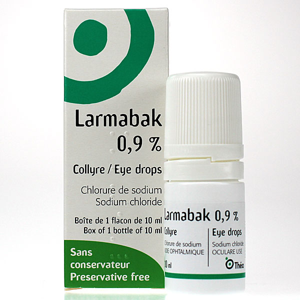 Larmabak 0,9% flacon 10ml