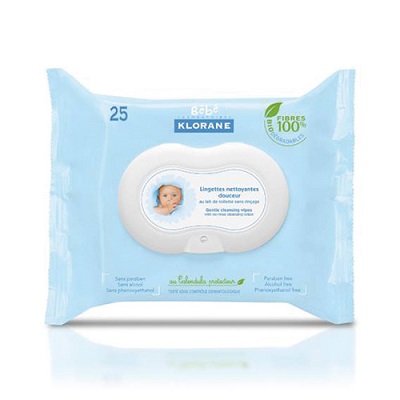 KLORANE Lingettes Nettoyantes Douceur x25