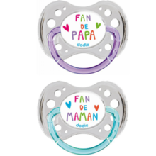 DODIE Duo sucettes FAN (plus de 18 mois) A44