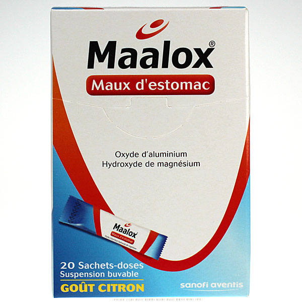 Maalox 20 sachets Citron