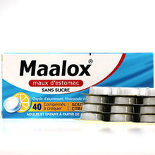 Maalox Sans sucre Citron 40 cprs