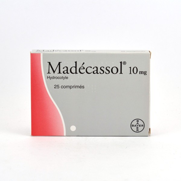 Madécassol 10 mg 25 cprs