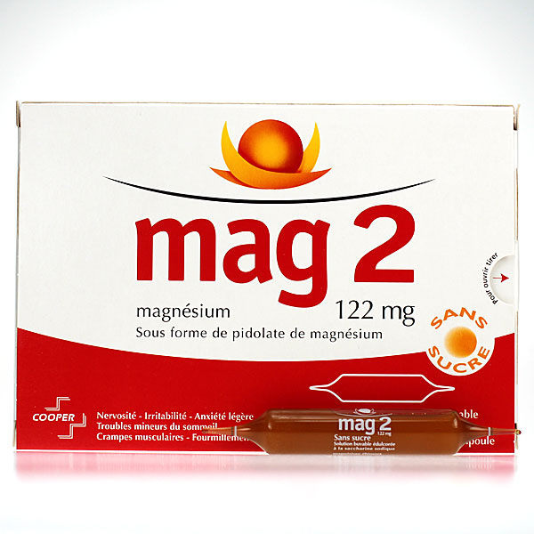 Mag 2 122mg 30 ampoules de 10ml