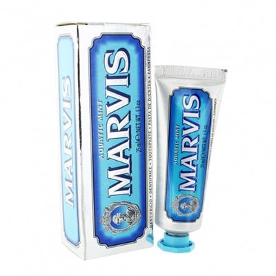 marvis dentifrice menthe aquatic 25ml