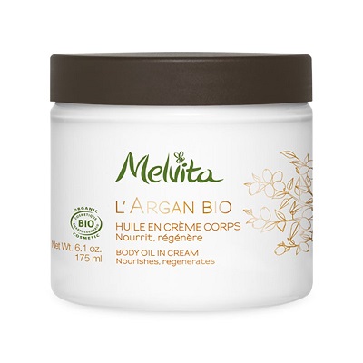 MELVITA Argan Bio Huile en crème corps 175ml