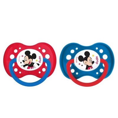 DODIE Duo sucettes anatomiques Mickey (plus de 18 mois) A65