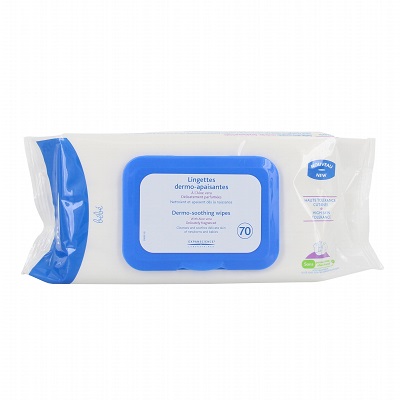 MUSTELA Bébé 70 Lingettes Dermo-Apaisantes