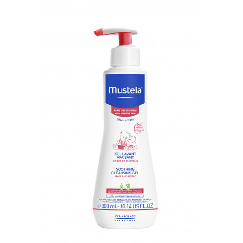 Mustela Peau Très Sensible Gel Lavant Apaisant Corps & Cheveux 300 mL