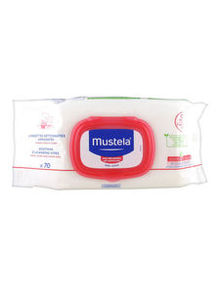 Mustela Peau Très Sensible Lingettes Nettoyantes Apaisantes x70