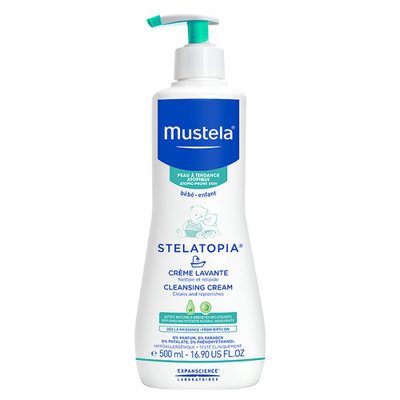 MUSTELA Stelatopia Crème Lavante Peau à Tendance Atopique 500 mL