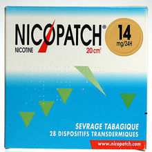 Nicopatch 20 cm^2 14 mg/24h 28 patchs