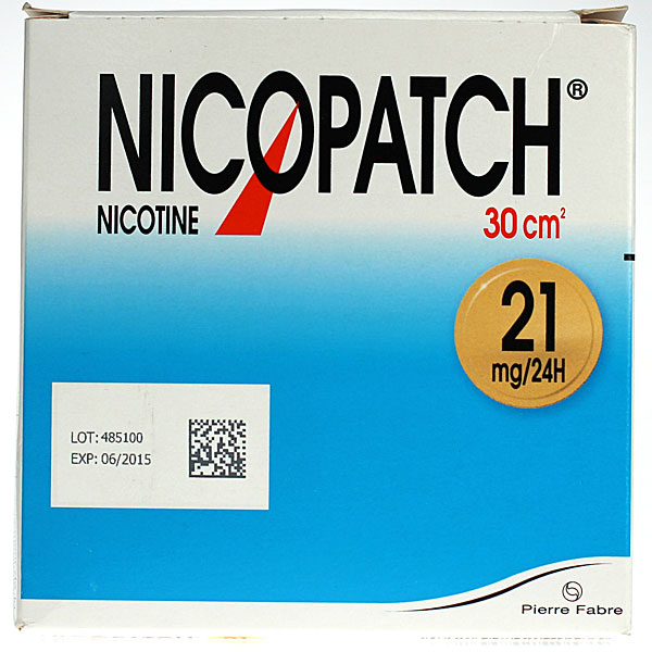 Nicopatch 30 cm^2 21 mg/24h 28 patchs