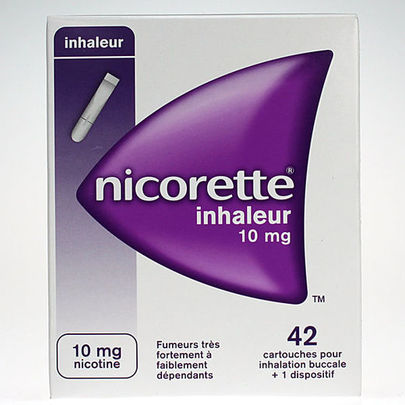 Nicorette inhalateur 10 mg 42 cartouches