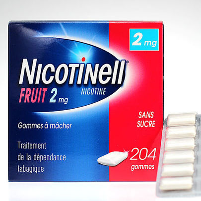 Nicotinell Fruit 2 mg 204 gommes Sans sucre