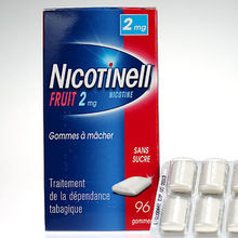 Nicotinell Fruit 2 mg Sans sucre 96 gommes