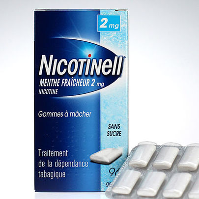 Nicotinell Menthe Fraîcheur 2 mg Sans sucre 96 gommes