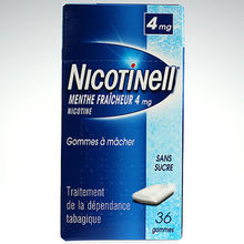 Nicotinell Menthe Fraîcheur 4 mg Sans sucre 36 gommes