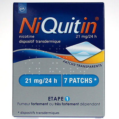 NiQuitin 21 mg/24h 7 patchs