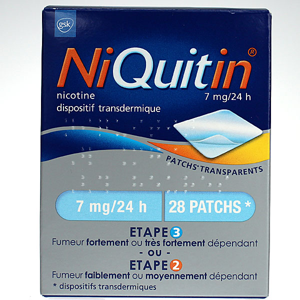 NiQuitin 7 mg/24h 28 patchs